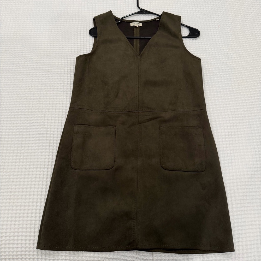 Max Studio Dark Green Mini Dress